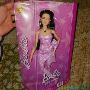 Barbie Deluxe Style Doll Raquelle in Pink Star Dress Rare Find